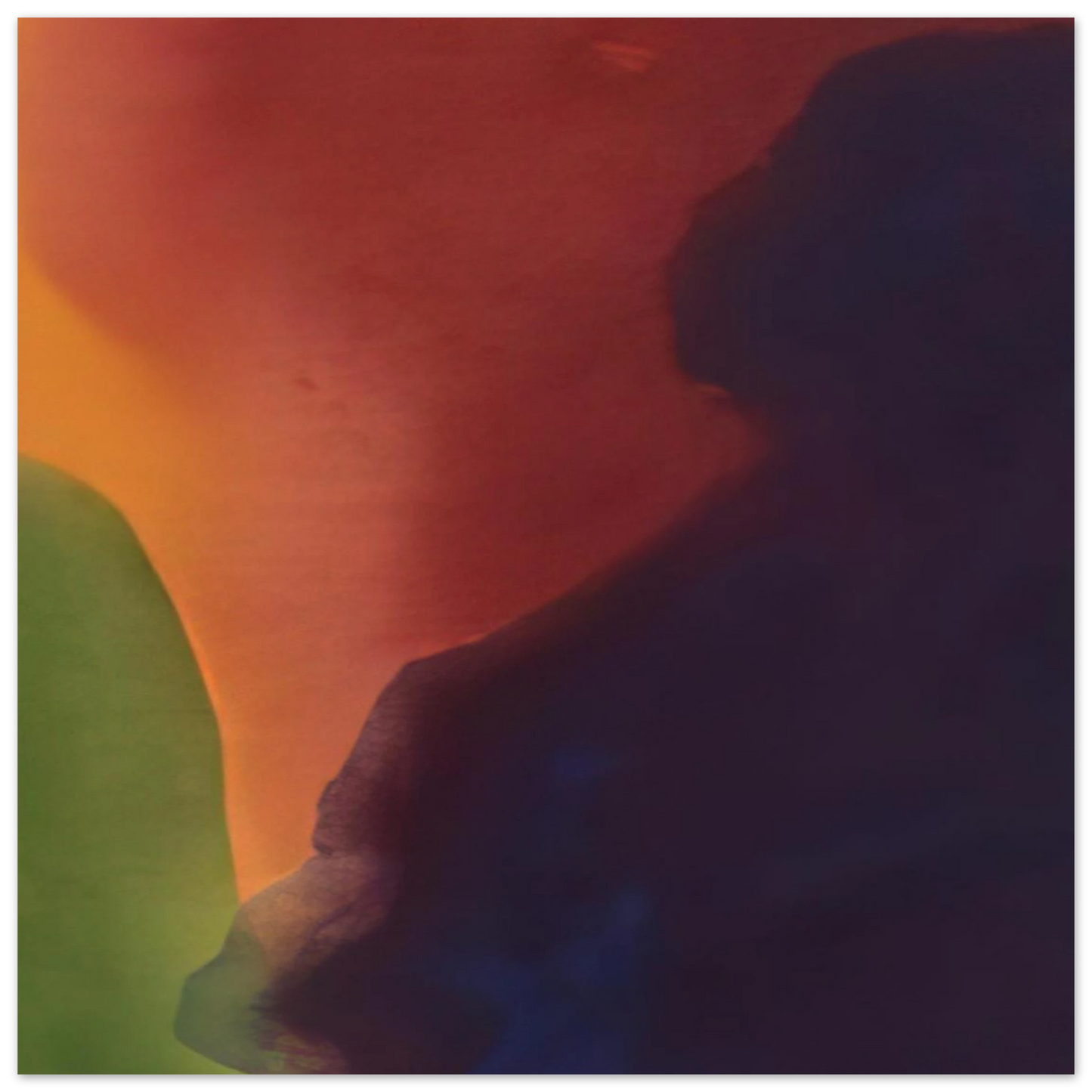 Helen Frankenthaler - Blue Atmosphere III - 1963 Wall art - 21x29.7 cm / 8x12" - Premium Wooden Framed Poster With Fine Art Paper - Wood frame