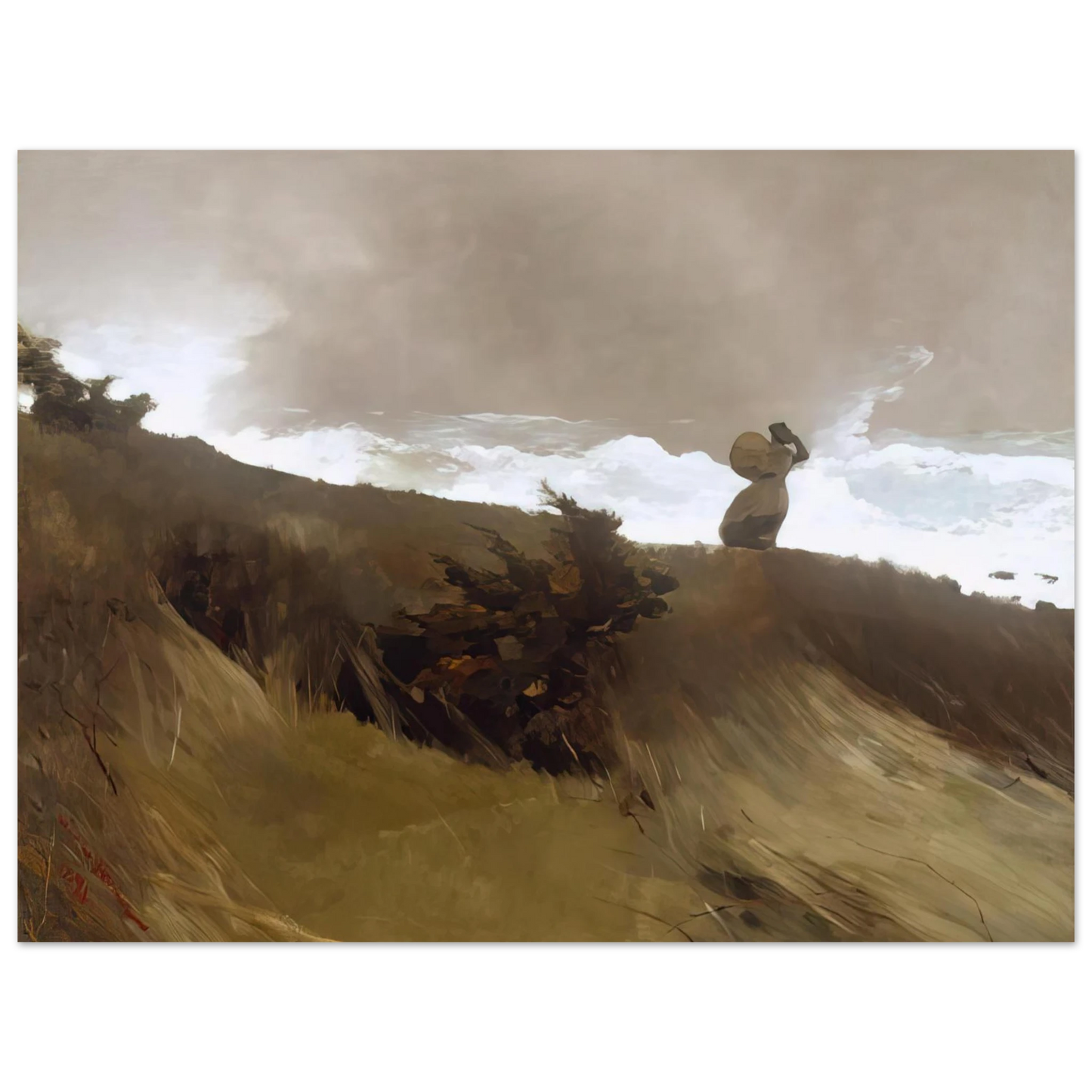 Winslow Homer - THE WEST WIND Fine Art Poster - Default Title