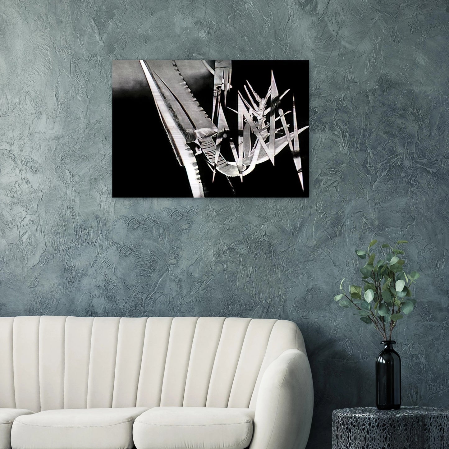 The Prickly Dark - James Rosenquist Brushed Aluminum Print - 70x100 cm / 28x40 inches | James Rosenquist Aluminum Print | James Rosenquist Prints