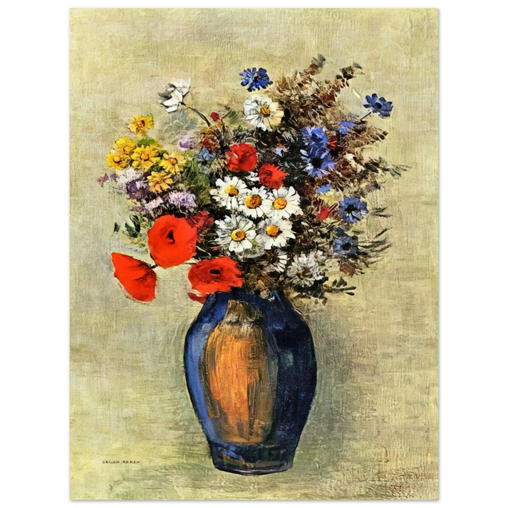 Odilon Redon - VASE OF FLOWERS 2 75x100 cm / 30x40inches Fine Art Poster