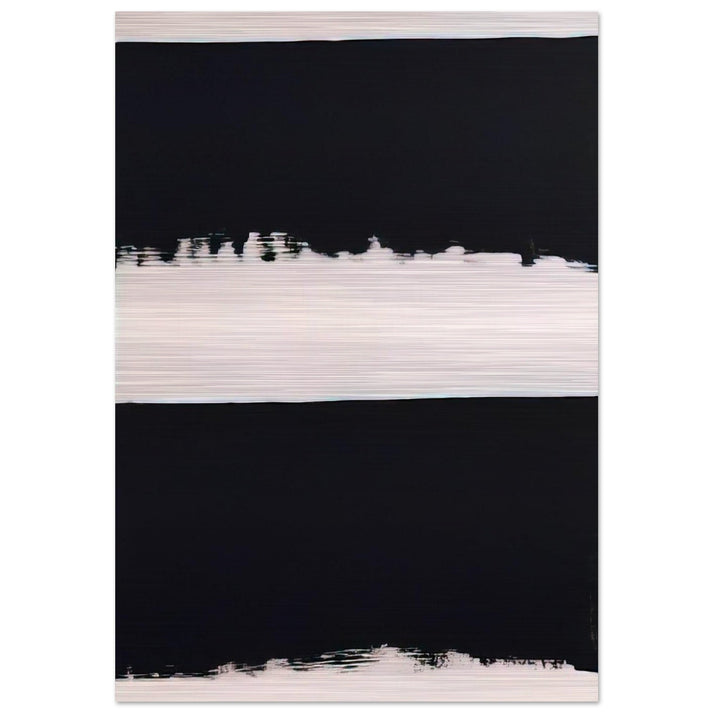 Gouache 2004 B-7 - 2004 - Pierre Soulages Brushed Aluminum Print - 70x100 cm / 28x40 inches | Pierre Soulages Aluminum Print | Pierre Soulages Prints