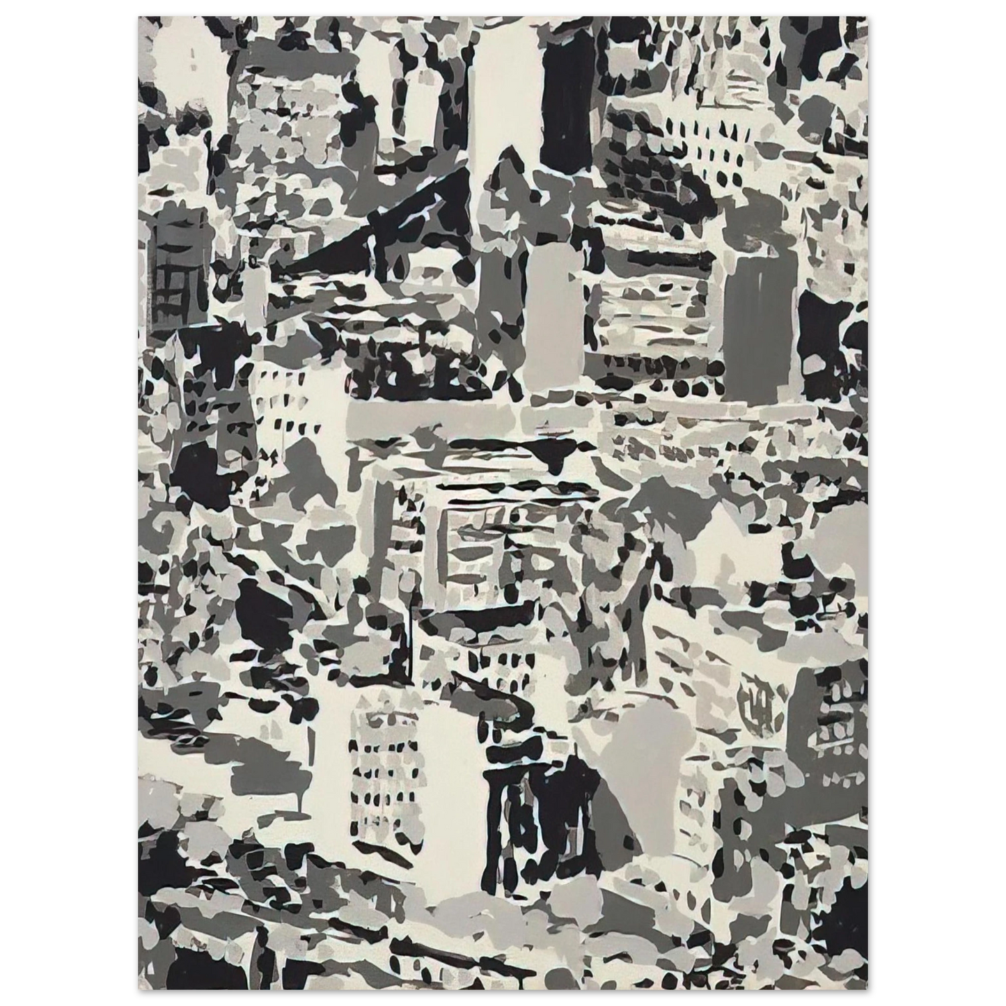 Gerhard Richter - TOWNSCAPE 1969 Fine Art Poster - Default Title