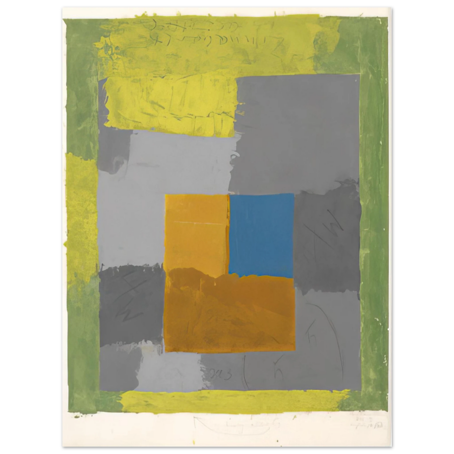 Josef Albers - STUDY FOR HOMAGE TO THE SQUARE 2 Fine Art Poster - Default Title