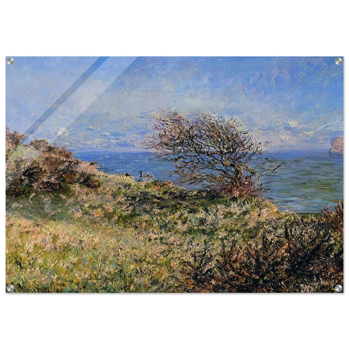 On the Cliff at Fecamp - claude monet Acrylic Print - 70x100 cm / 28x40″ inches