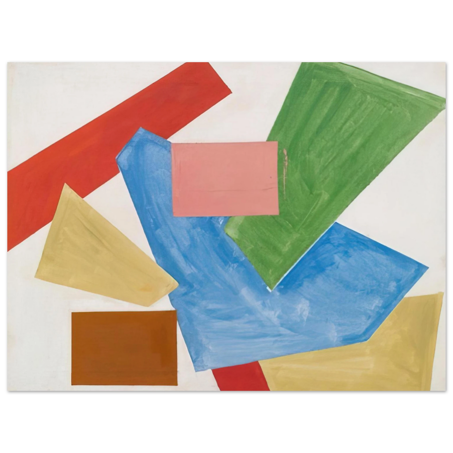 Hans Hofmann - Abstraction in White Fine Art Poster - Default Title