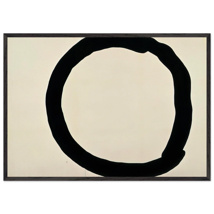 Wall artWork - 1965 - Jiro Yoshihara 70x100 cm / 28x40 inches Framed Art Print – Black Wooden Frame