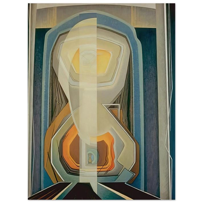 Lawren Harris - Abstract Painting #20 - 1942 75x100 cm / 30x40inches Fine Art Poster