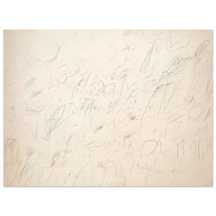 Cy Twombly - Olympia 75x100 cm / 30x40inches Fine Art Poster