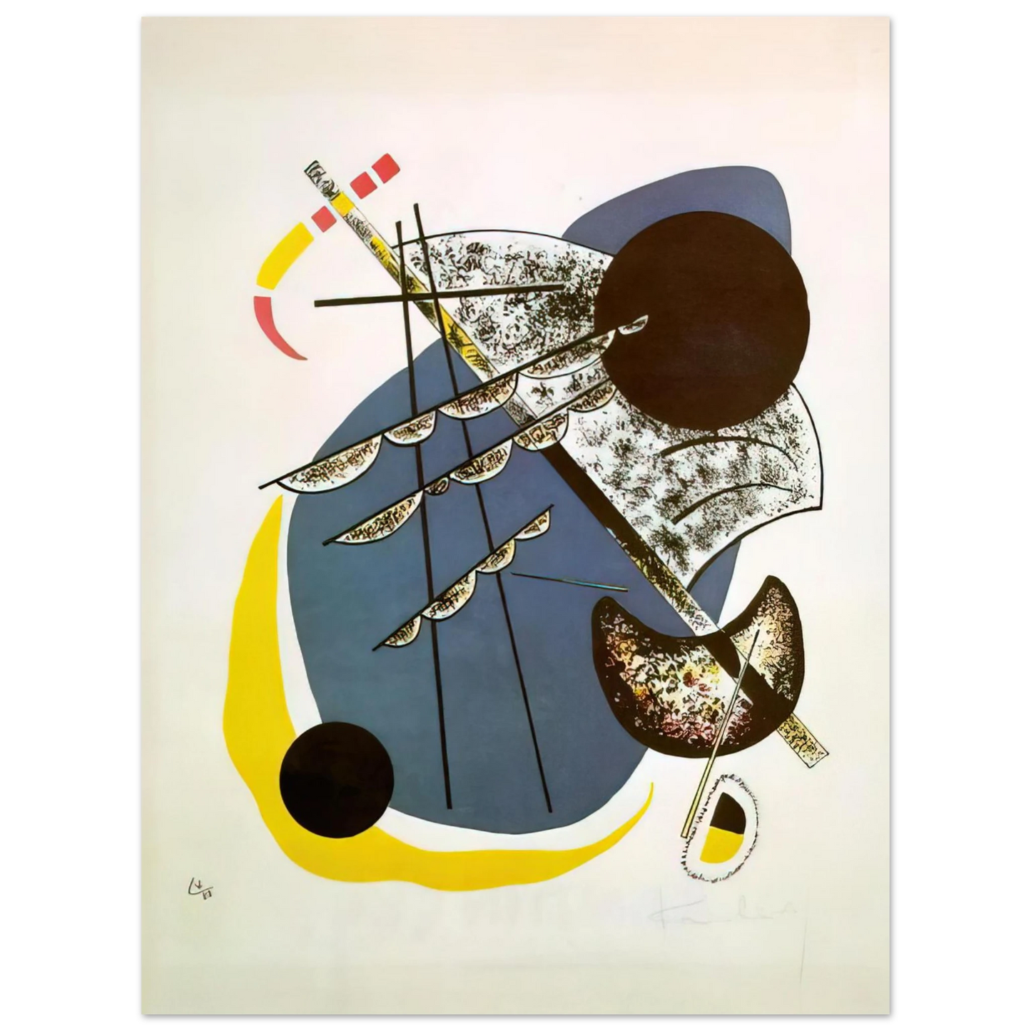 Wassily Kandinsky - SMALL WORLDS II 1922 Fine Art Poster - Default Title