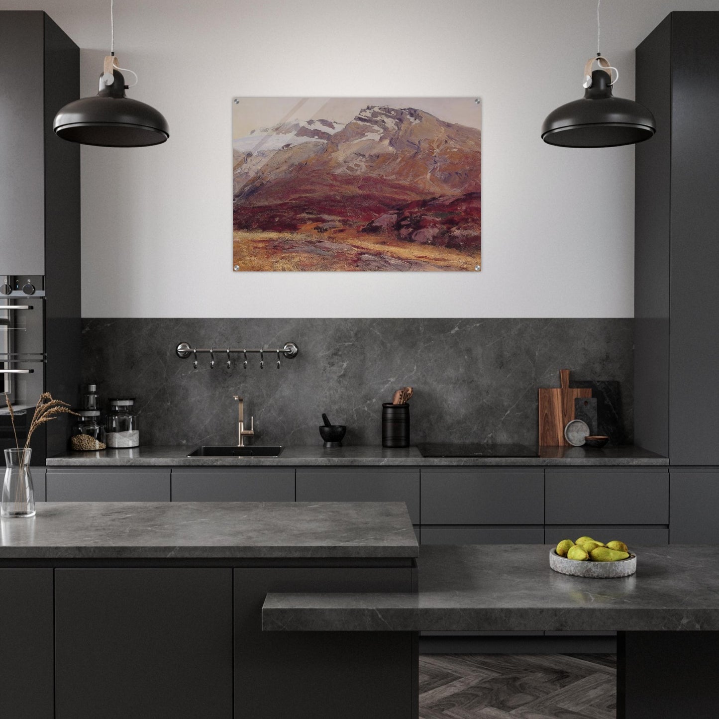 Coming Down from Mont Blanc - John Singer Sargent Acrylic Print - 70x100 cm / 28x40″ inches