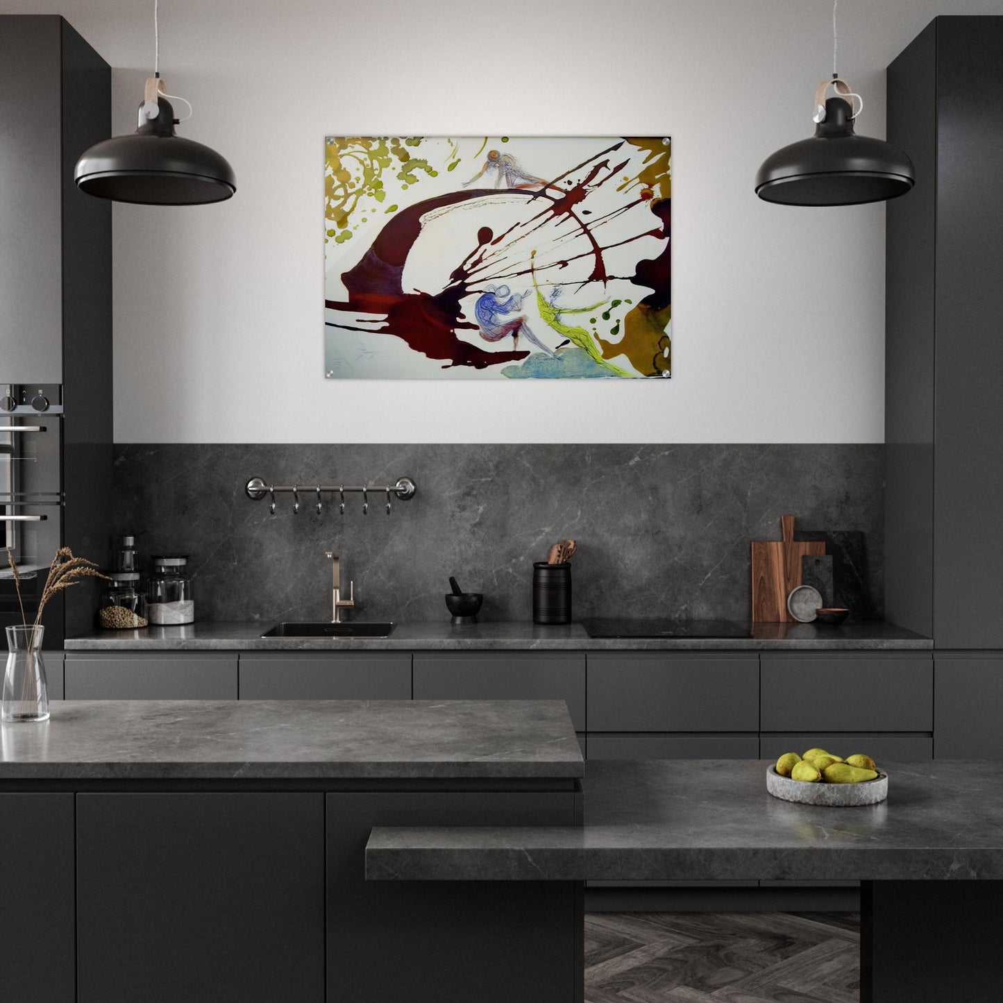 IN PRINCIPIODEUS CREAVIT 1964 - Salvador Dali Acrylic Print - 70x100 cm / 28x40″ inches