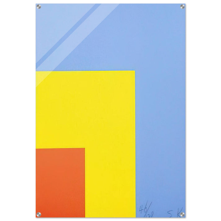 Red Yellow Blue - Ellsworth Kelly Acrylic Print - 70x100 cm / 28x40″ inches