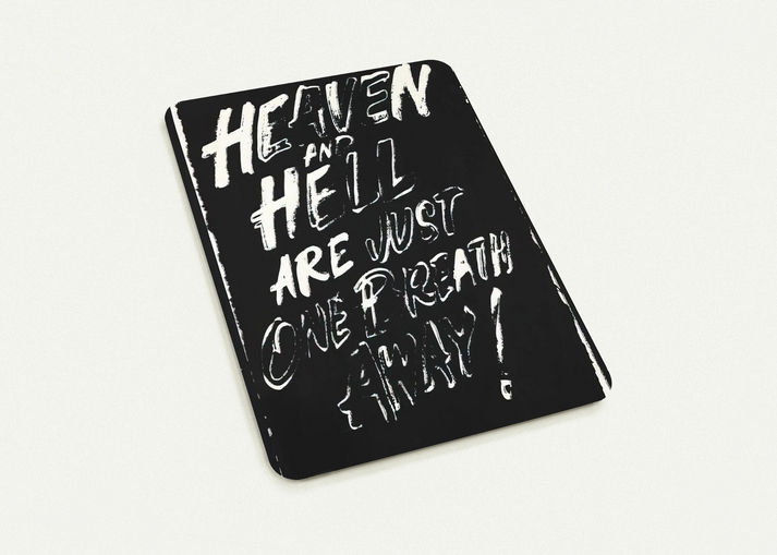 Heaven and Hell Are Just One Breath Away! By Andy Warhol Pack of 10 Post Cards | Andy Warhol Post Cards | A6 (10.5 x 14.8 cm) - 4.1 x 5.8 inches