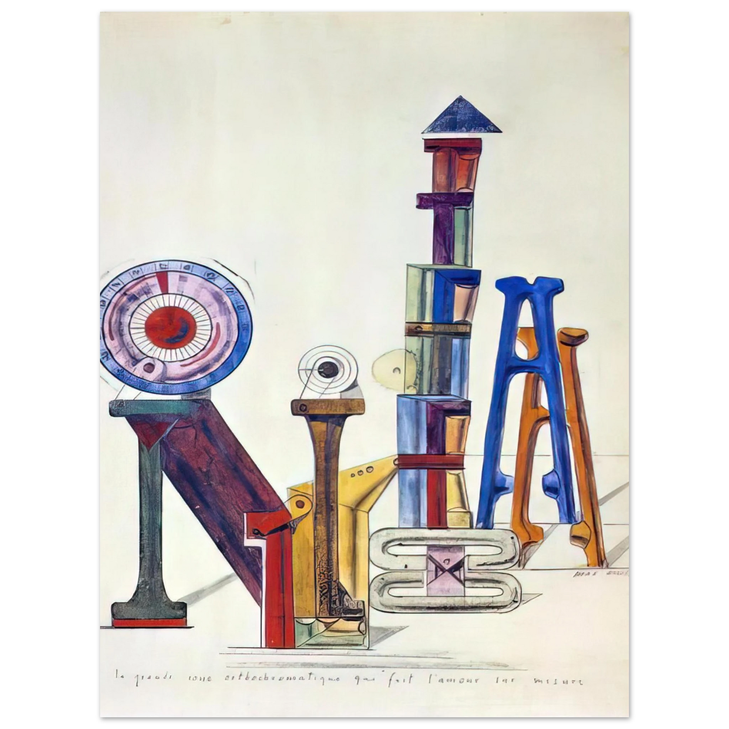 Max Ernst - La Grande Roue Orthochromatique… Fine Art Poster - Default Title