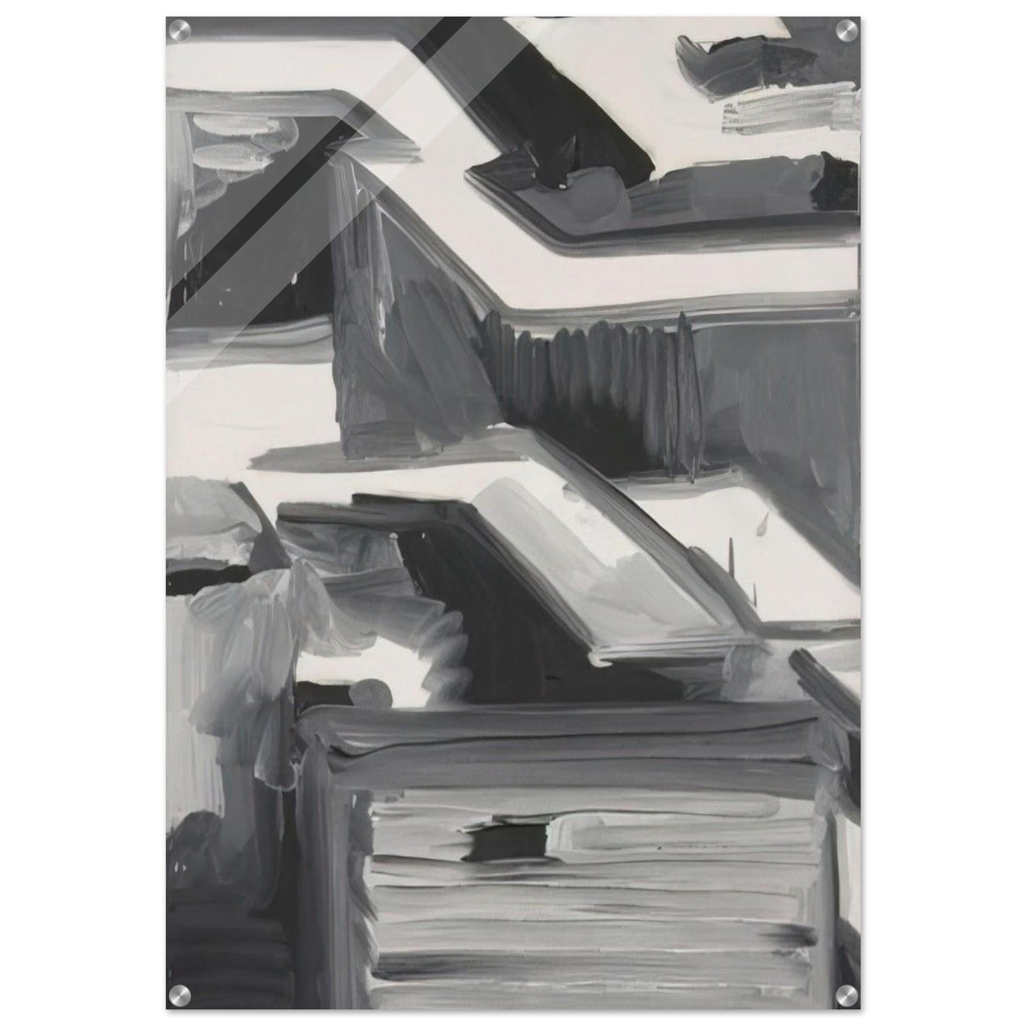 TOWNSCAPE 1968 0 - Gerhard Richter Acrylic Print - 70x100 cm / 28x40″ inches