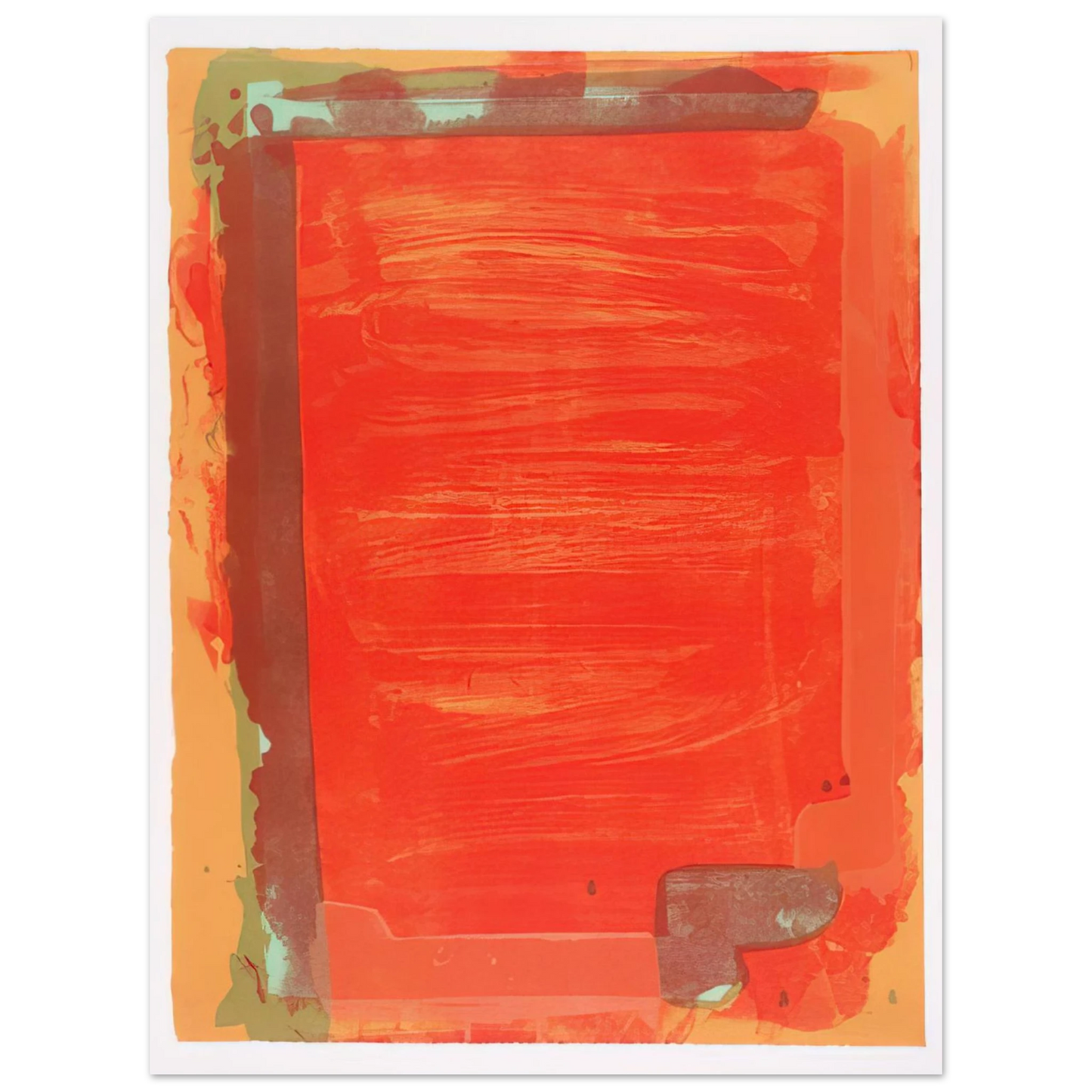 John Hoyland - Untitled III - 1974 Fine Art Poster - Default Title