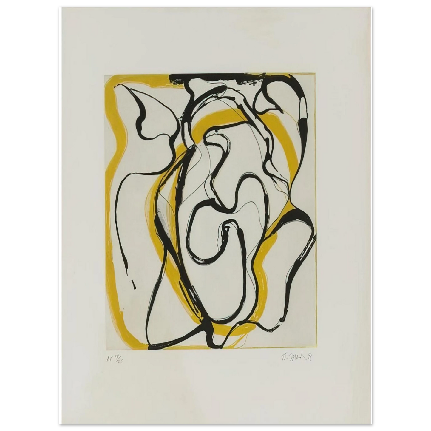 Brice Marden - Untitled - Abstract Expressionism Fine Art Poster - Default Title