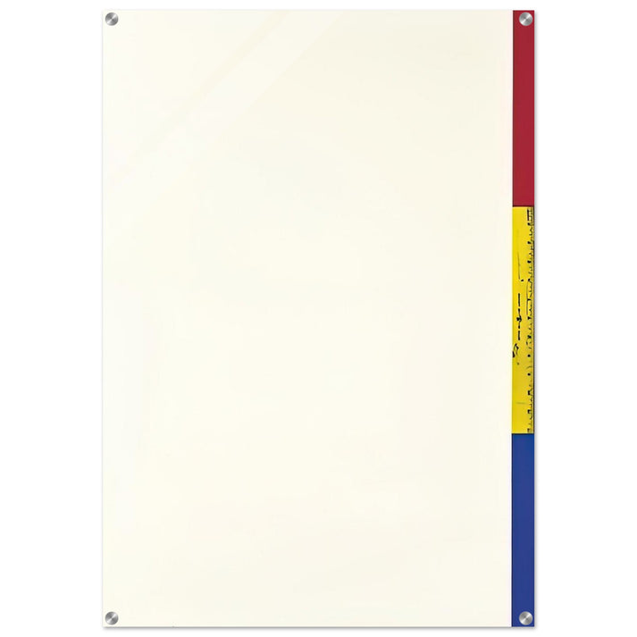 UNTITLED RULER ULAE 56 - Jasper Johns Acrylic Print - 70x100 cm / 28x40″ inches