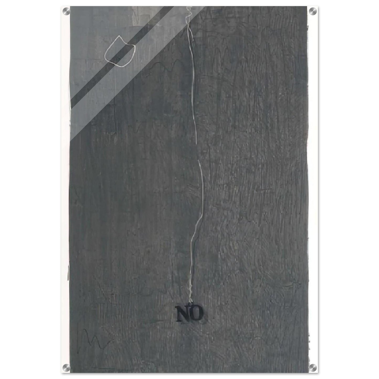 NO 1969 - Jasper Johns Acrylic Print - 70x100 cm / 28x40″ inches