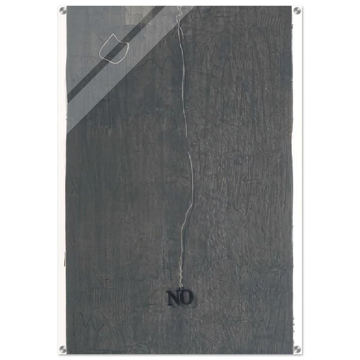 NO 1969 - Jasper Johns Acrylic Print - 70x100 cm / 28x40″ inches