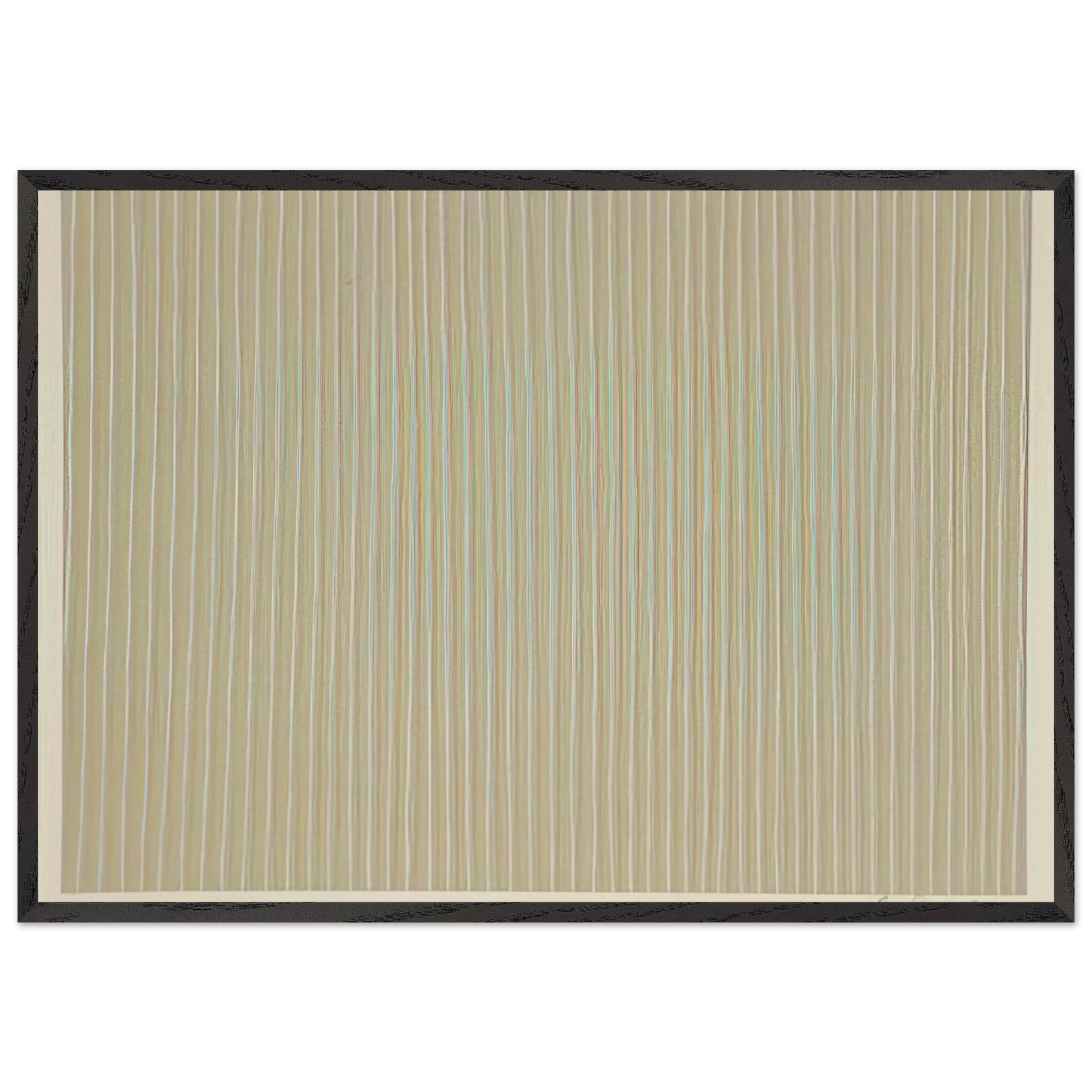 Carousel - 1980 - Gene Davis Framed Art Print – Black Wooden Frame - Default Title - -Framed Art Print