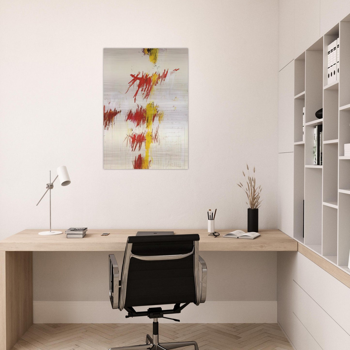 Quattro Stagioni II. Primavera - Cy Twombly Brushed Aluminum Print - 70x100 cm / 28x40 inches | Cy Twombly Aluminum Print | Cy Twombly Prints