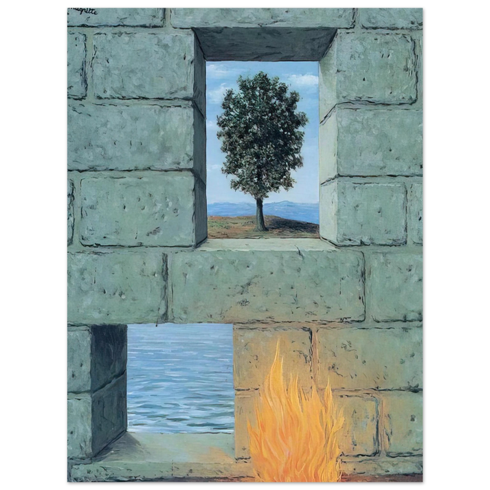 Rene Magritte - MENTAL COMPLACENCY 1950 75x100 cm / 30x40inches Fine Art Poster