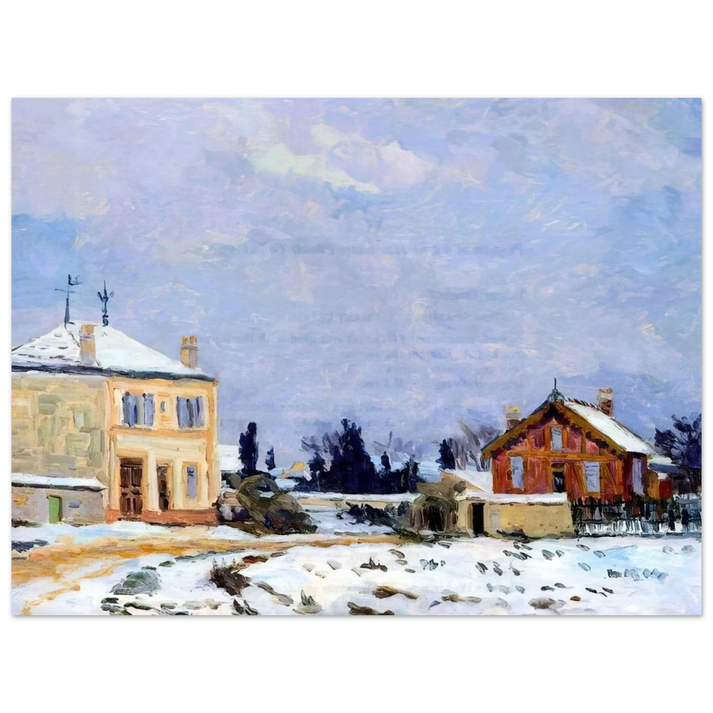 Armand Guillaumin - Neige - 1876 75x100 cm / 30x40inches Fine Art Poster