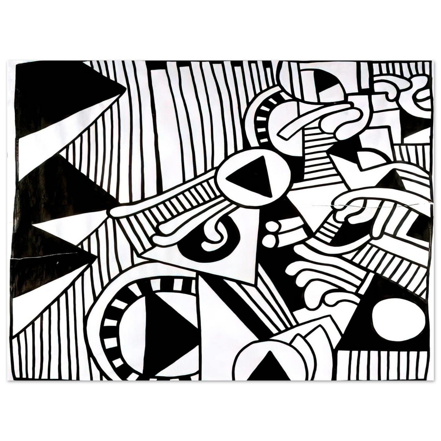 Keith Haring - UNTITLED 1978 1 Fine Art Poster - Default Title
