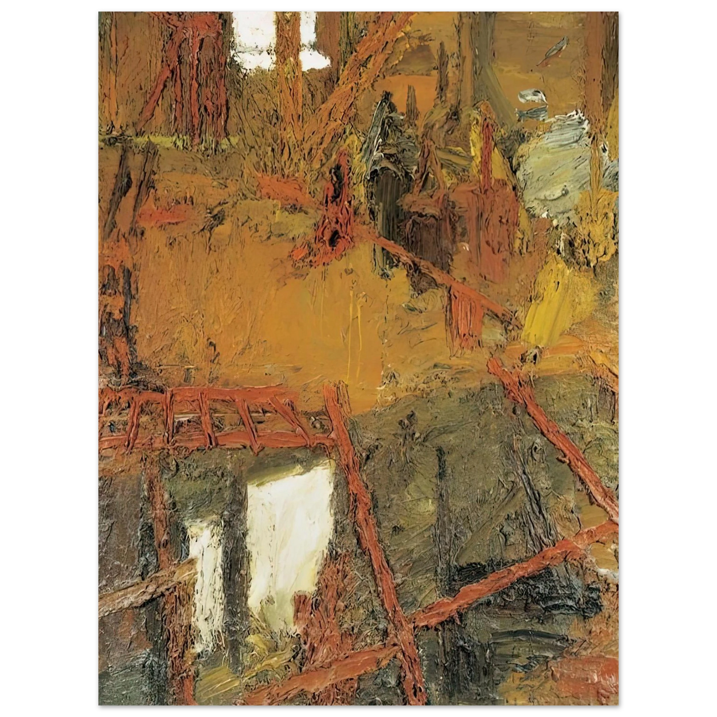Frank Auerbach - EMPIRE CINEMA MODERN POSTCARD Fine Art Poster - Default Title