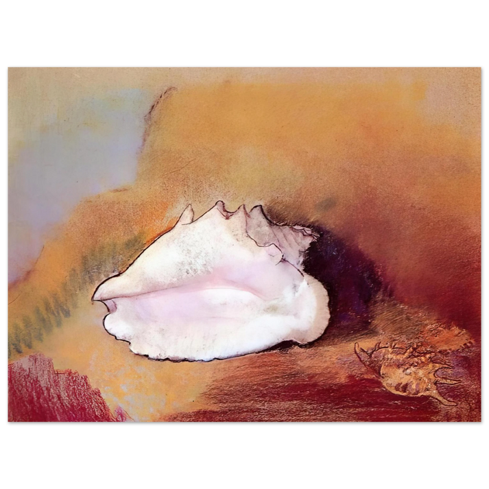 Odilon Redon - THE SEASHELL 1912 75x100 cm / 30x40inches Fine Art Poster