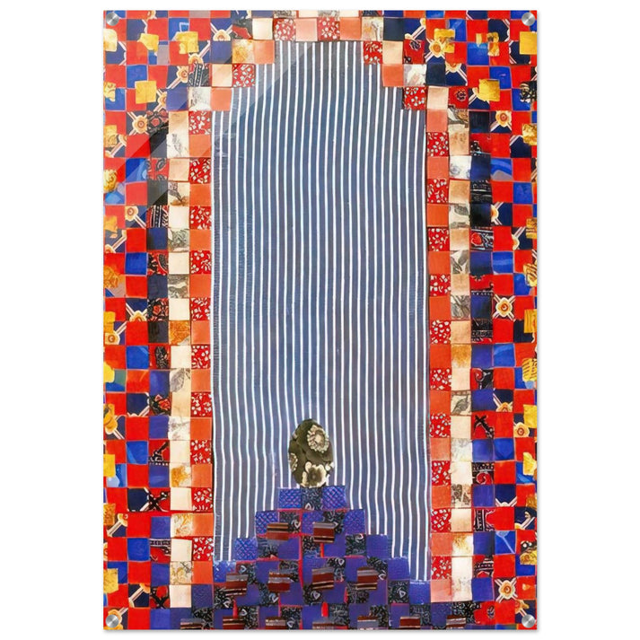 The First Theater - PD Pattern and Decoration - Miriam Schapiro Acrylic Print - 70x100 cm / 28x40″ inches | Miriam Schapiro Wall Art | Miriam Schapiro Prints