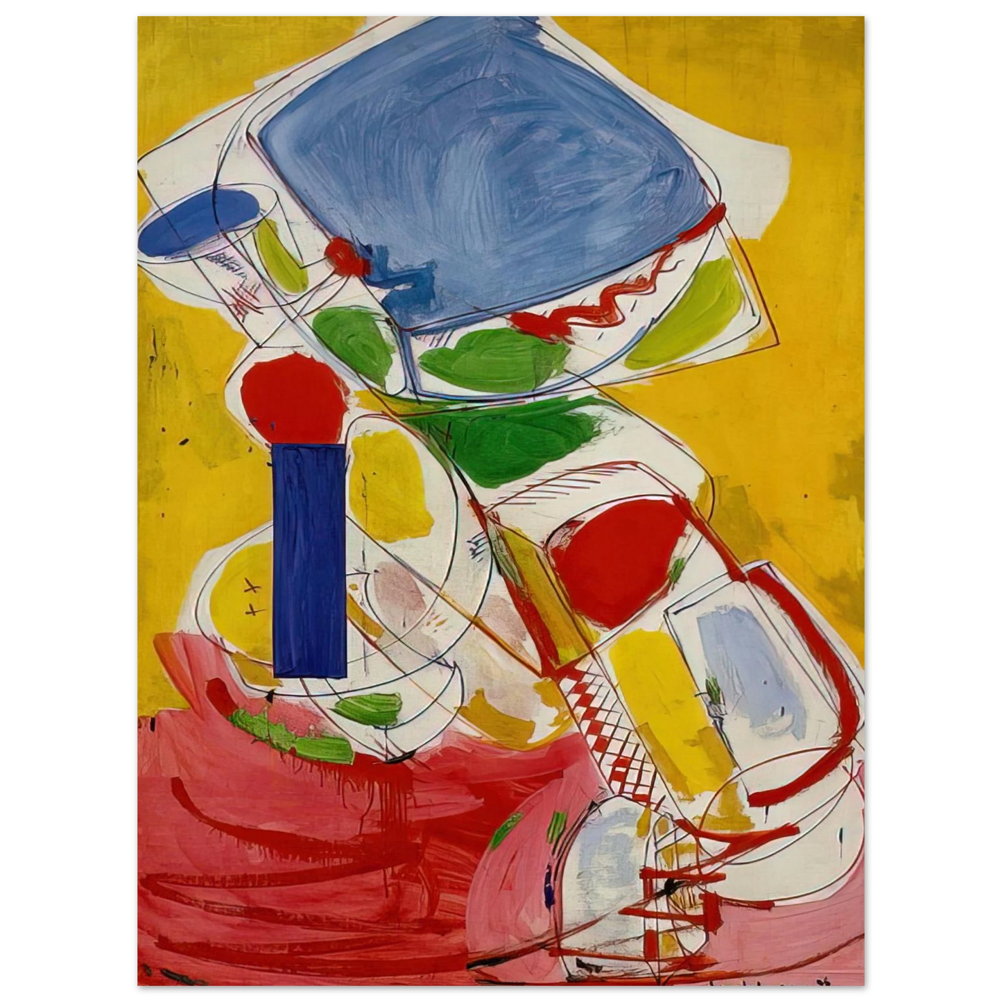 Hans Hofmann - Solstice Fine Art Poster - Default Title