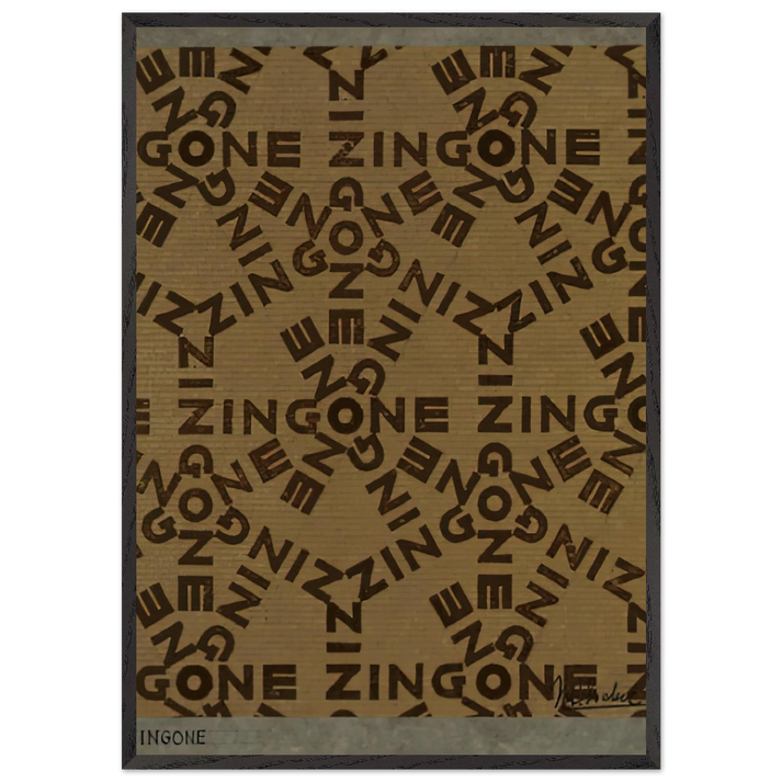 ESCHER 20 - MC Escher 70x100 cm / 28x40 inches Framed Art Print – Black Wooden Frame | Maurits Cornelis Escher Prints