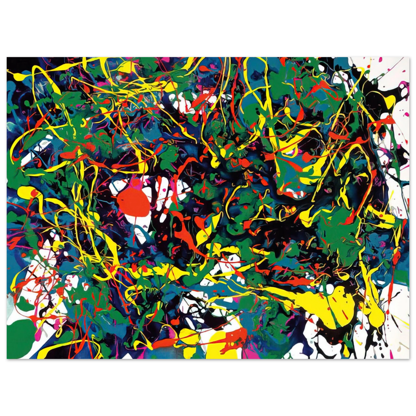 Sam Francis - Untitled SFP94-55 SFF 1729 Fine Art Poster - Default Title