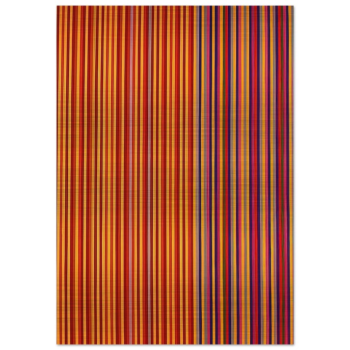 Equinox - 1965 - Gene Davis Brushed Aluminum Print - 70x100 cm / 28x40 inches | Gene Davis Aluminum Print | Gene Davis Prints