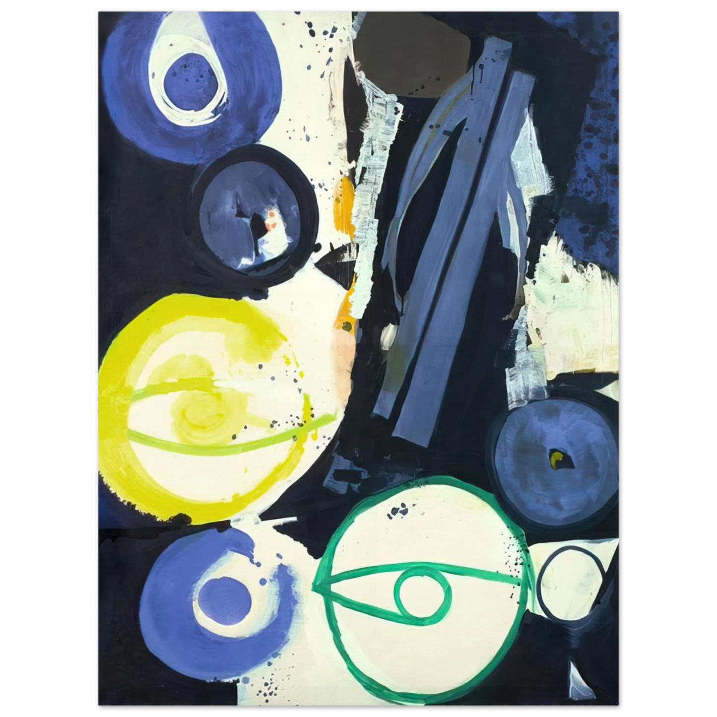 Ernst Wilhelm Nay - Orakel - 1964 Fine Art Poster - Default Title