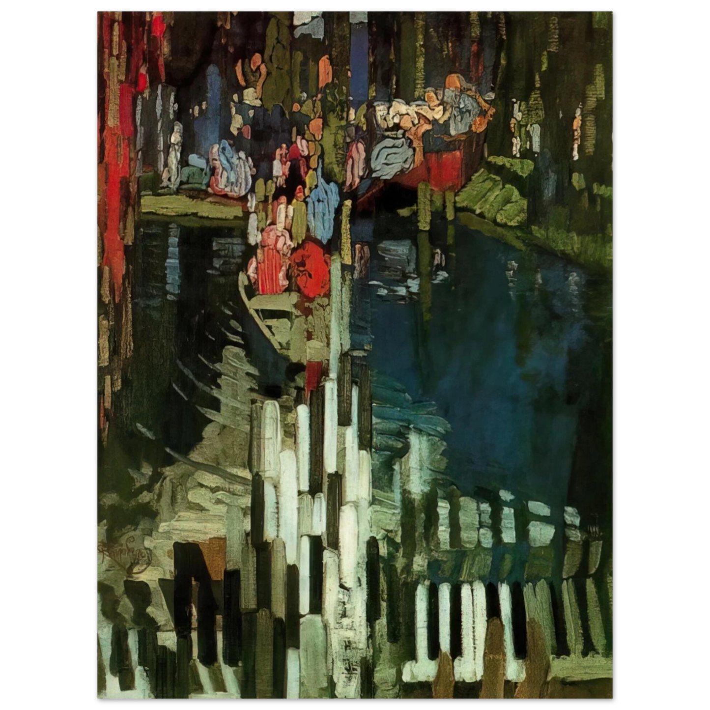 Frantisek Kupka - Piano Keys Lake Fine Art Poster - Default Title