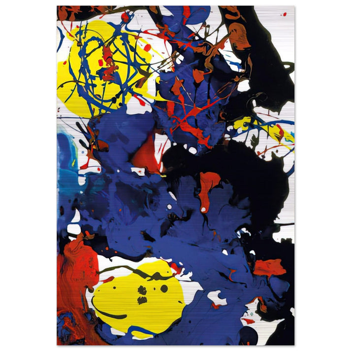 Untitled SFP94-131 SFF 1801 - Sam Francis Brushed Aluminum Print - 70x100 cm / 28x40 inches | Sam Francis Aluminum Print | Sam Francis Prints