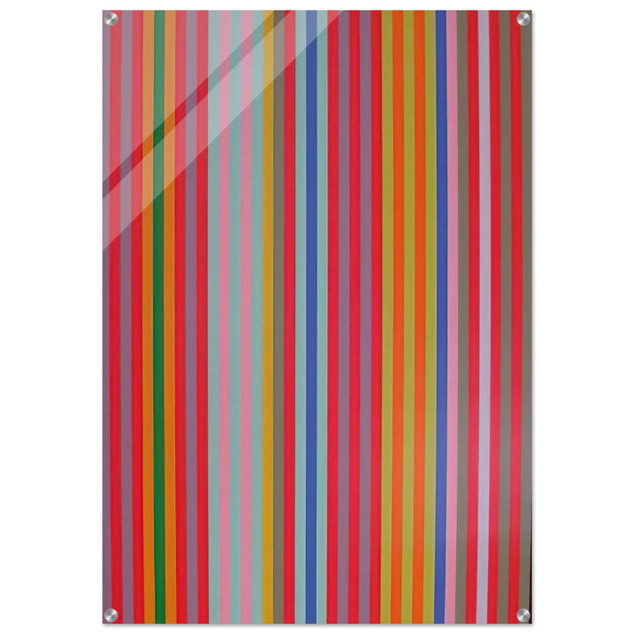 Yoyo - 1969 - Gene Davis Acrylic Print - 70x100 cm / 28x40″ inches | Gene Davis Wall Art | Gene Davis Prints