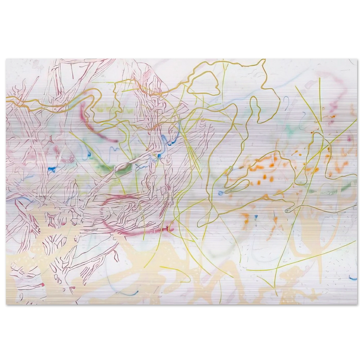 POLYTROPOS 1982 - Nancy Graves Brushed Aluminum Print - 70x100 cm / 28x40 inches | Nancy Graves Aluminum Print | Nancy Graves Prints