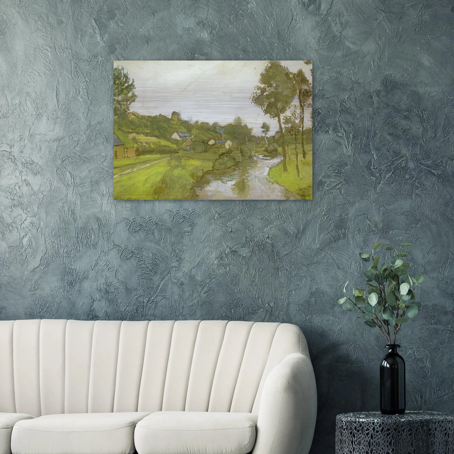 LANDSCAPE LESQUIELLES ST GERMAIN 1903 - Henri Matisse Brushed Aluminum Print - 70x100 cm / 28x40 inches | Henri Matisse Aluminum Print | Henri Matisse Prints