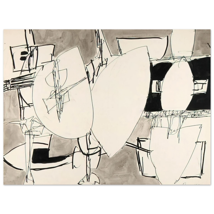 Gene Davis - Inner Space - 1952 75x100 cm / 30x40inches Fine Art Poster