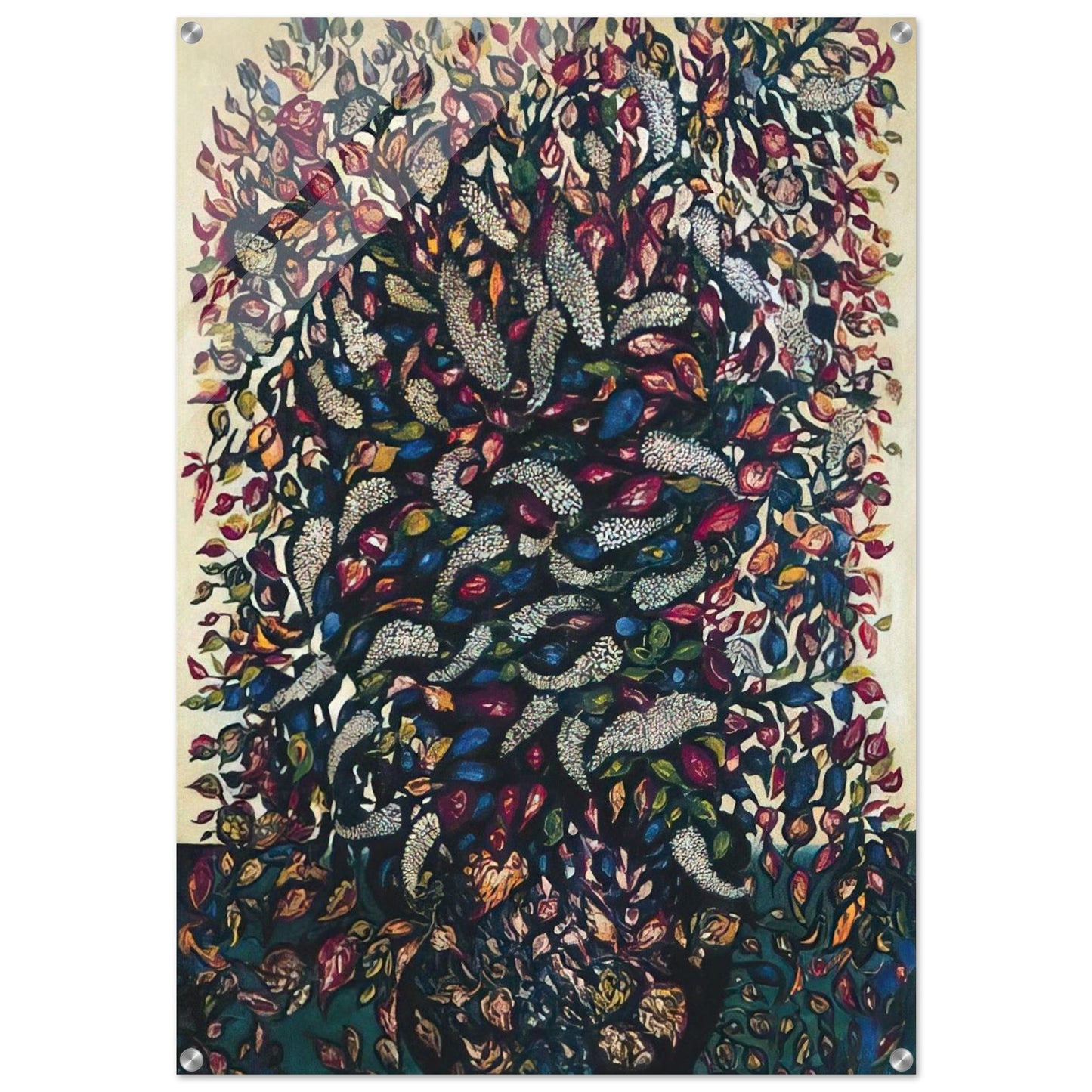 Fleurs et fruits - 1920 - Seraphine Louis Acrylic Print - 70x100 cm / 28x40″ inches | Seraphine Louis Wall Art | Seraphine Louis Prints