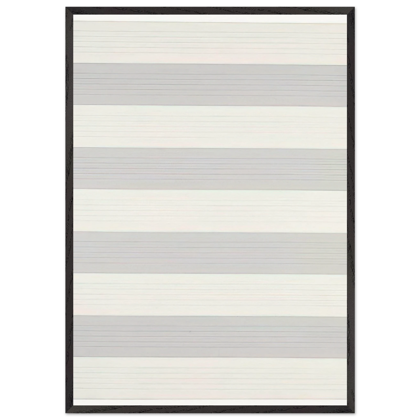 Untitled 4 - Agnes Martin Framed Art Print – Black Wooden Frame - Default Title - -Framed Art Print