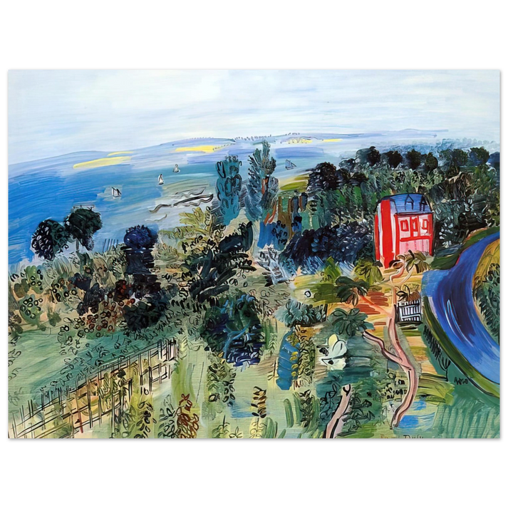 Raoul Dufy - VILLERVILLE 75x100 cm / 30x40inches Fine Art Poster