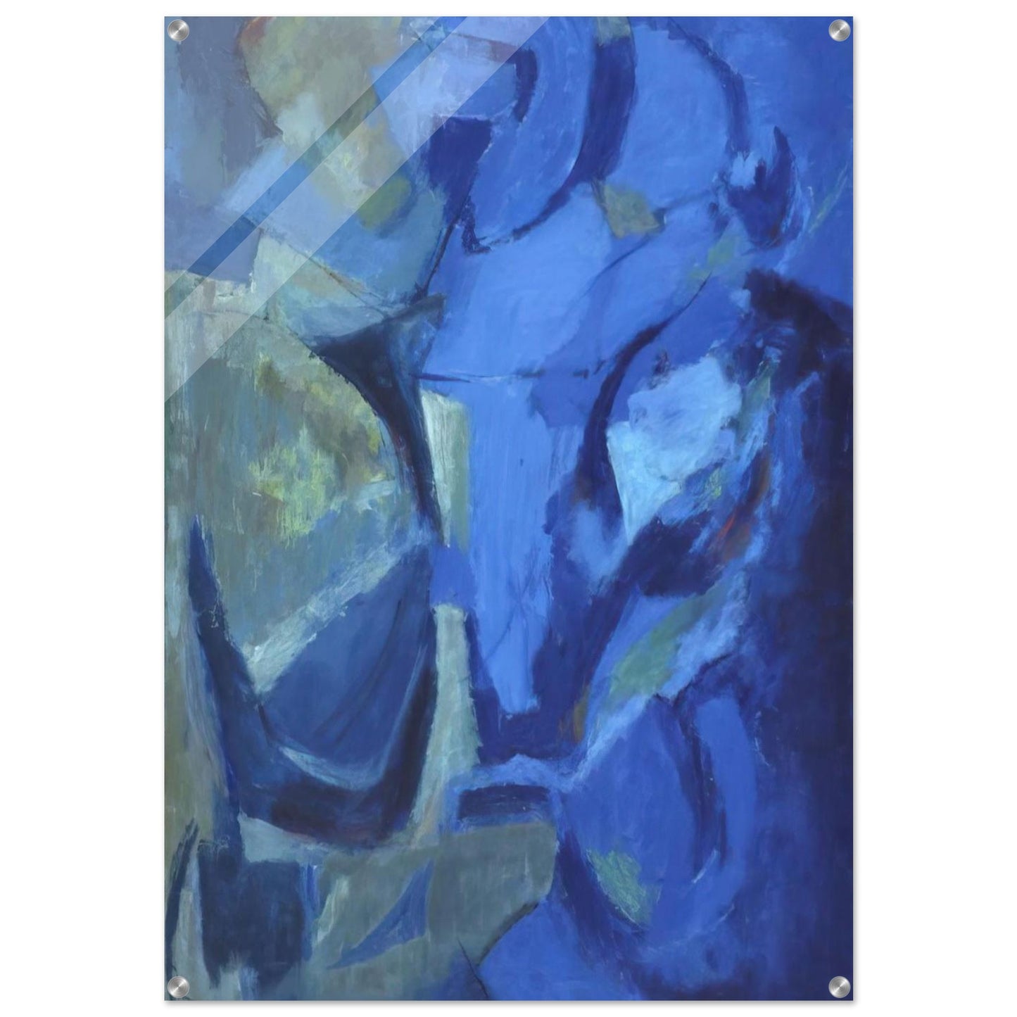 THE STORMY SEA 1958 - Alma Woodsey Thomas Acrylic Print - 70x100 cm / 28x40″ inches | Alma Woodsey Thomas Wall Art | Alma Woodsey Thomas Prints