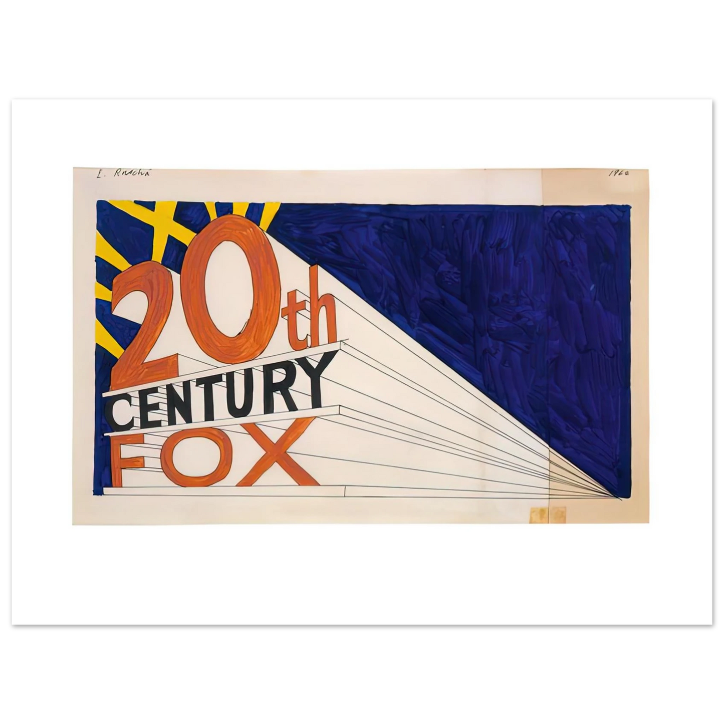 Edward Ruscha - TRADEMARK 7 1962 Fine Art Poster - Default Title