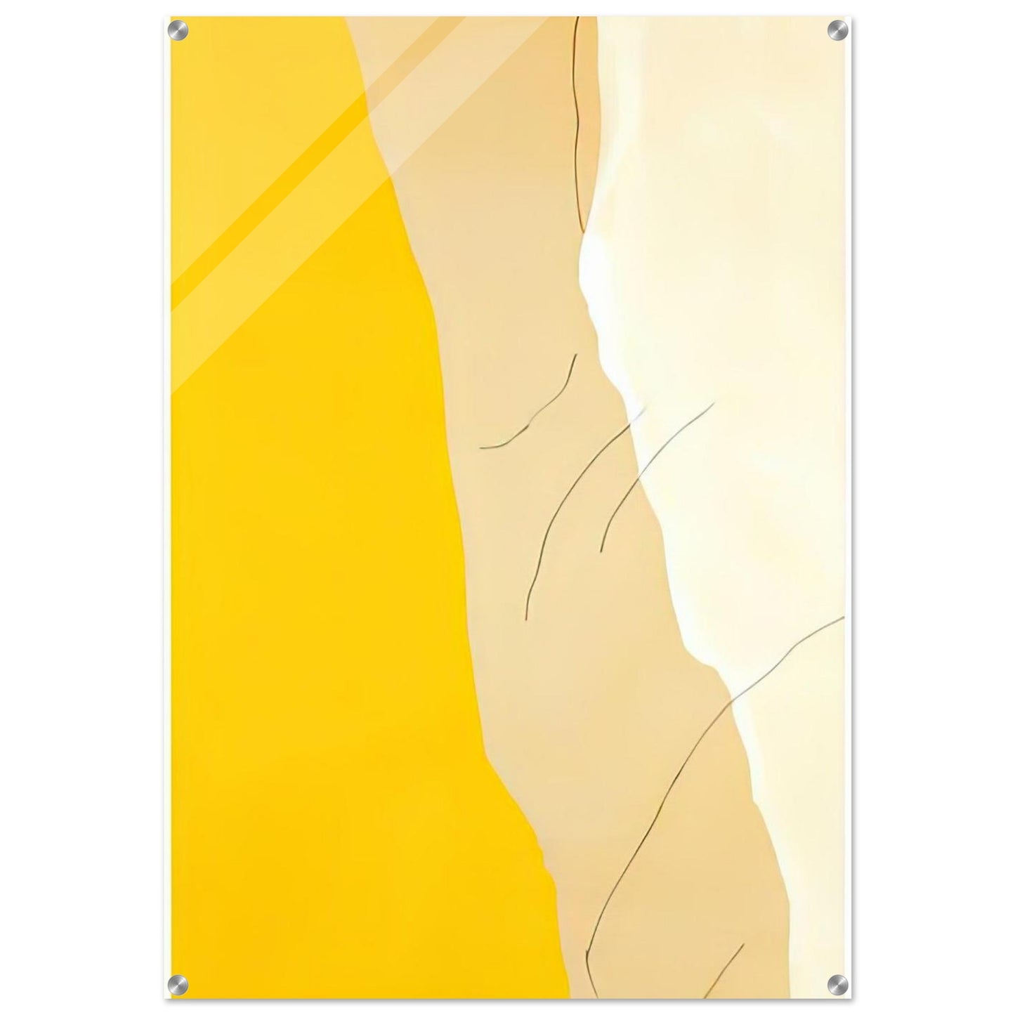 Mornings, 1971- - Helen Frankenthaler Acrylic Print - 70x100 cm / 28x40″ inches