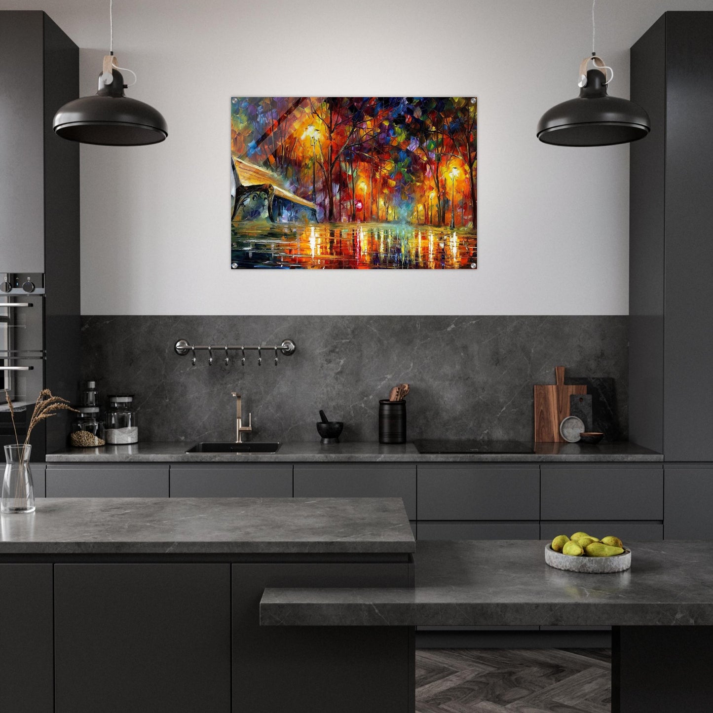 Leonid Afremov - Leonid Afremov Acrylic Print - 70x100 cm / 28x40″ inches | Leonid Afremov Wall Art | Leonid Afremov Prints